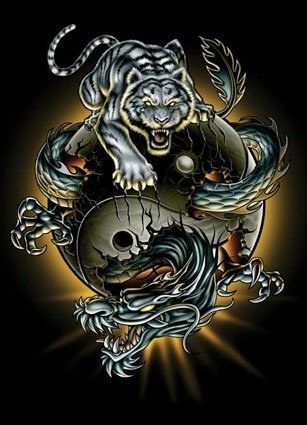ying yang tigre